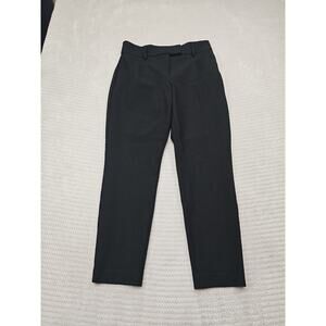 Express Pants Womens 6 Regular Black Ankle Mid Rise Dress Pants Skinny